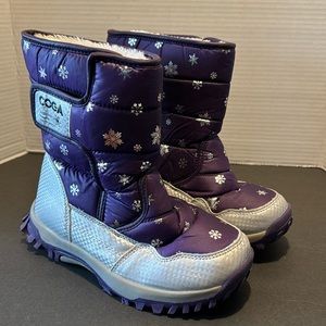 COGA Purple/Silver Snow Boots Sz 7C?